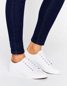 Белые кожаные кроссовки Fred Perry Kingston - Белый