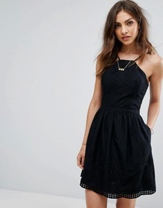 Платье с люверсами Abercrombie & Fitch - Черный