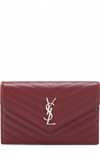 Сумка Monogram Envelope mini из стеганой кожи Saint Laurent