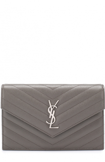 Сумка Monogram Envelope mini из стеганой кожи Saint Laurent