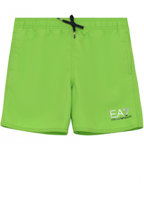 Плавки-шорты с логотипом бренда Ea 7