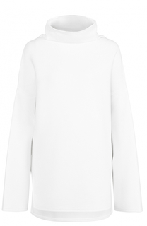 Платье свободного кроя с высоким воротом DKNY