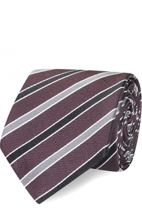 Шелковый галстук в полоску Dolce &amp; Gabbana
