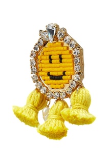 Серьги с бисером Pompon Shourouk
