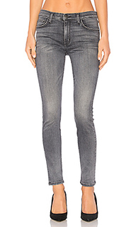 Укороченные узкие джинсы с высокой талией - Current/Elliott