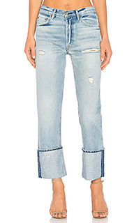 Прямые укороченные джинсы высокой посадки helena - GRLFRND