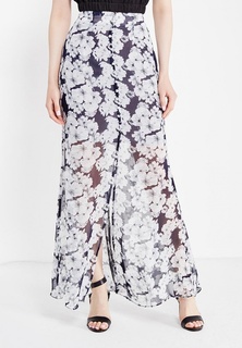 Юбка LOST INK BUTTON THROUGH PRINT MAXI SKIRT