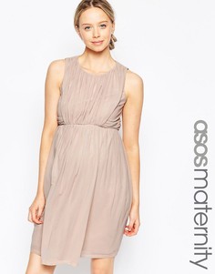 Платье-тюльпан мини для беременных ASOS Maternity - Розовый