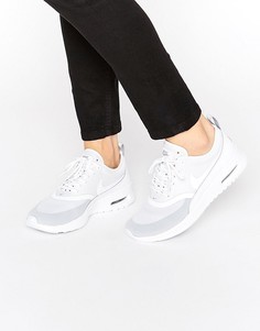Кремовые кроссовки с серой отделкой Nike Air Max Thea Ultra - Белый