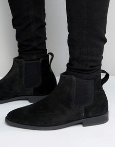 Черные замшевые ботинки челси KG By Kurt Geiger Guildford - Черный