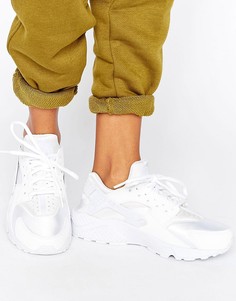 Белые кроссовки для бега Nike Air Huarache - Белый