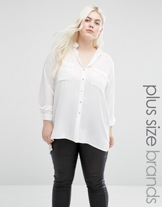 Рубашка Elvi Plus - Белый