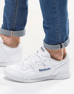 Белые кроссовки Reebok Workout Plus 2759 - Белый