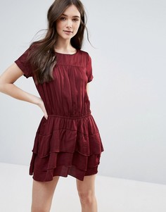 Платье с многослойной юбкой d.RA Helene - Красный