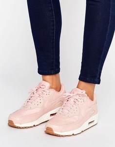 Розовые кроссовки-премиум Nike Air Max 90 - Розовый