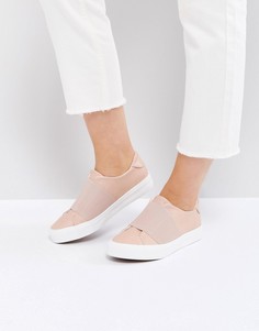 Кроссовки-слипоны с перекрестными резинками New Look - Черный