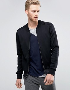 Черный трикотажный бомбер HUGO by Hugo Boss Donso - Черный