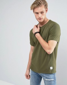 Зеленая футболка Converse Essentials Luxe 10000658-A10 - Зеленый
