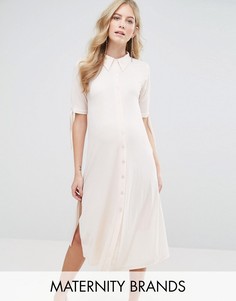 Платье-рубашка Bluebelle Maternity - Розовый
