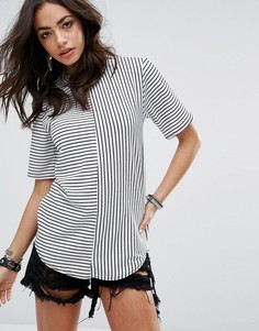 Футболка в полоску PrettyLittleThing - Мульти