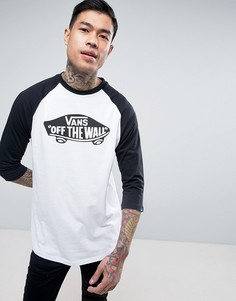 Белая футболка с рукавами реглан Vans OTW VXXMYB2 - Белый