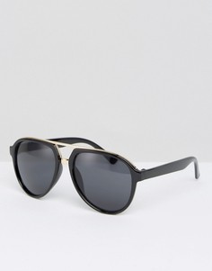 Черные солнцезащитные очки‑авиаторы 7X - Черный