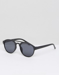 Черные солнцезащитные очки в стиле ретро 7X - Черный