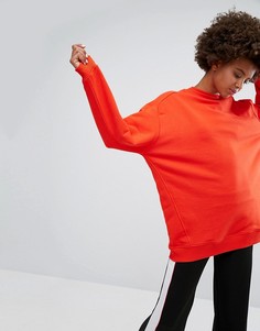 Трикотажный oversize-джемпер Monki - Красный