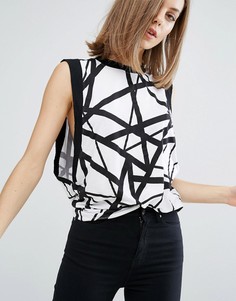 Майка с углубленной проймой Dr Denim Susy - Мульти