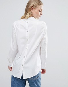 Рубашка без воротника ADPT Notes - Белый