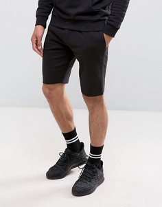 Черные трикотажные шорты New Look - Черный