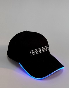 Кепка с подсветкой Night Addict - Черный