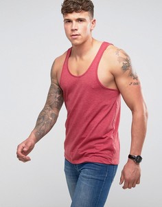 Красная майка классического кроя ASOS - Красный