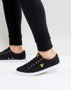 Кеды с черной резиновой подошвой Lyle And Scott Hawker - Черный