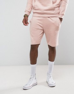 Розовые трикотажные шорты New Look - Розовый