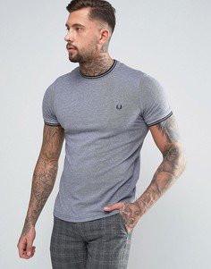 Темно-синяя футболка Fred Perry - Темно-синий