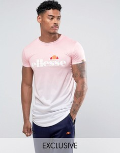 Футболка с эффектом деграде с логотипом Ellesse - Розовый