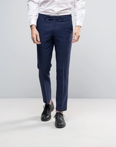 Брюки из донегаля с добавлением шерсти Harry Brown - Темно-синий