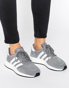 Серые кроссовки adidas Originals Iniki - Серый