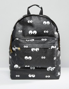Черный рюкзак с принтом глаз Mi-Pac - Черный