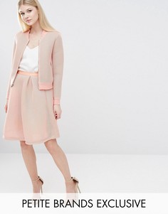Пышная юбка миди для выпускного True Decadence Petite - Розовый