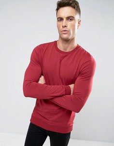Легкий обтягивающий свитшот красного цвета ASOS - Красный