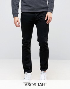 Узкие черные джинсы ASOS TALL - Черный