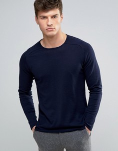 Премиум-джемпер Jack & Jones - Темно-синий