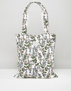 Белая сумка с цветочным принтом Jack Wills - Мульти