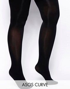 Черные колготки плотностью 80 ден ASOS CURVE - Черный