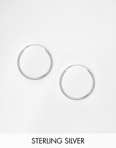 Серебряные серьги-кольца 20 мм ASOS - Серебряный