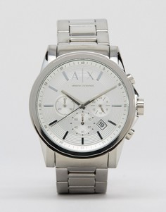 Часы из нержавеющей стали Armani Exchange AX2058 - Серебряный