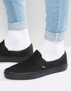 Черные слипоны Vans Classic VEYEBKA - Черный