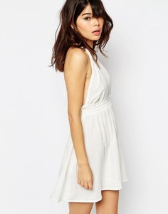 Сарафан с плетеной завязкой на шее ASOS - Мульти